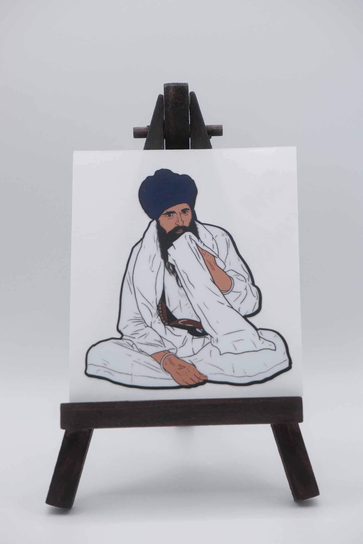 Sant Baba Jarnail Singh Ji Khalsa Bhindranwale Sitting Stickers