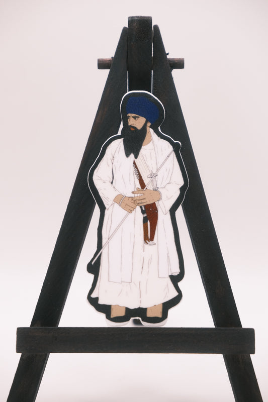 Sant Baba Jarnail Singh Ji Khalsa Bhindranwale Standing Sticker
