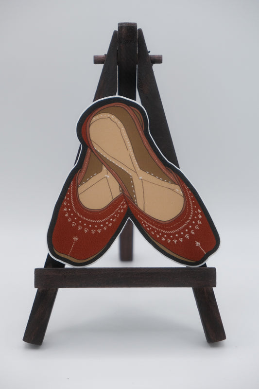 Leather Punjabi Jutti Sticker