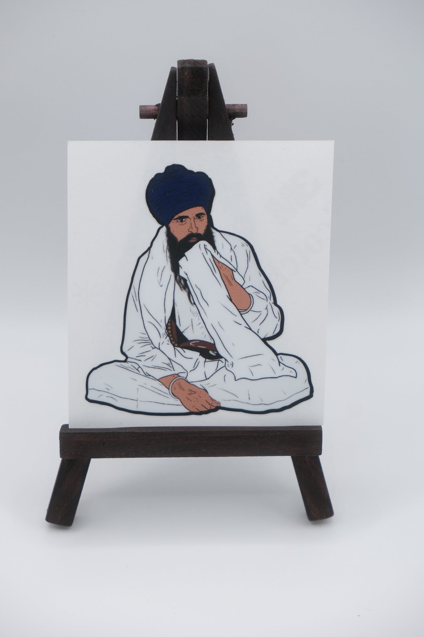 Sant Baba Jarnail Singh Ji Khalsa Bhindranwale Sitting Stickers