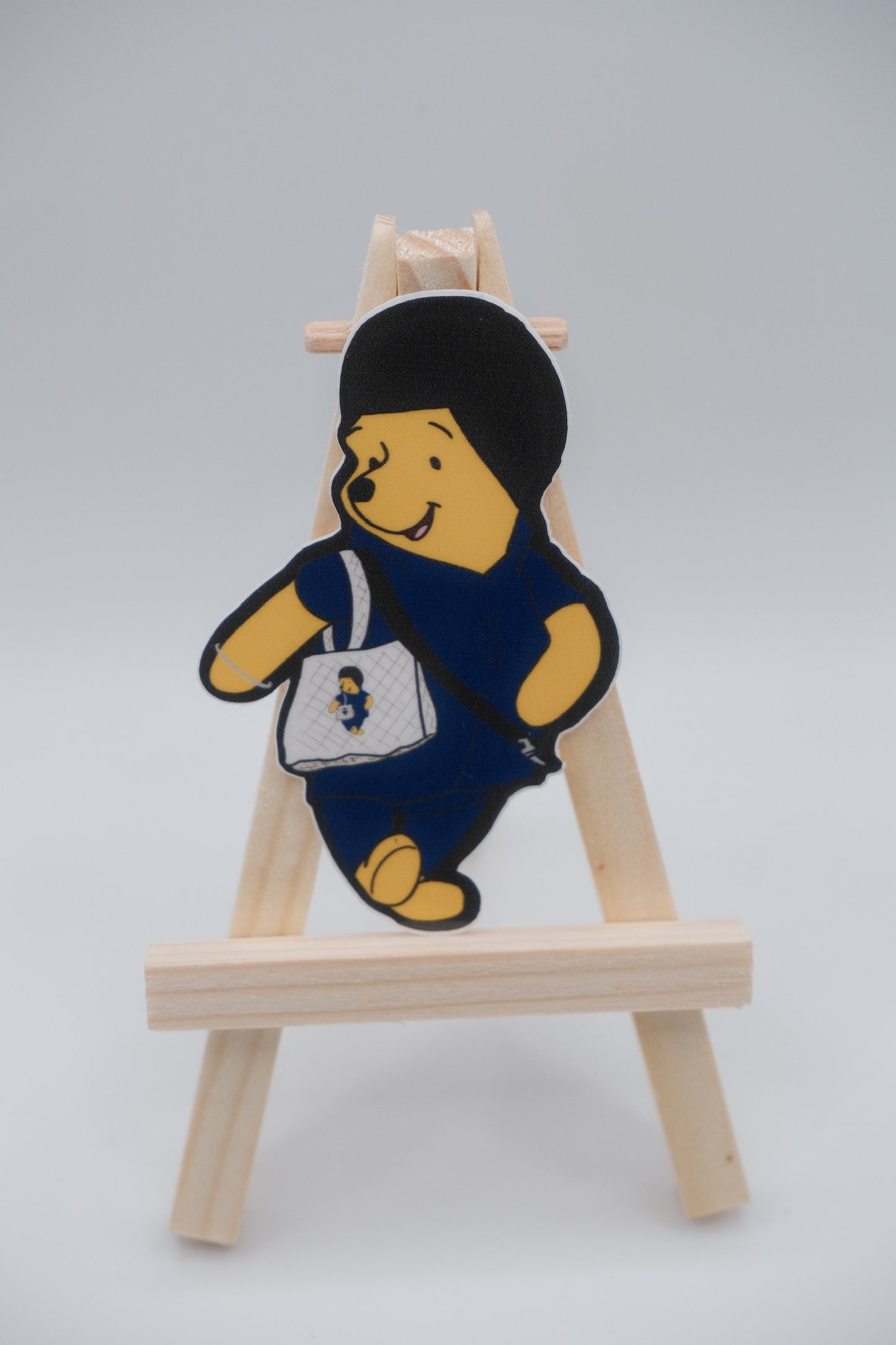 Bear with Tote Bag Sticker