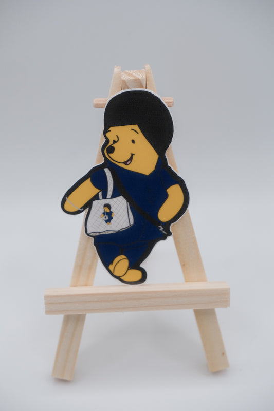 Bear with Tote Bag Sticker